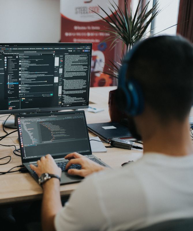 SteelCode partner section visual
