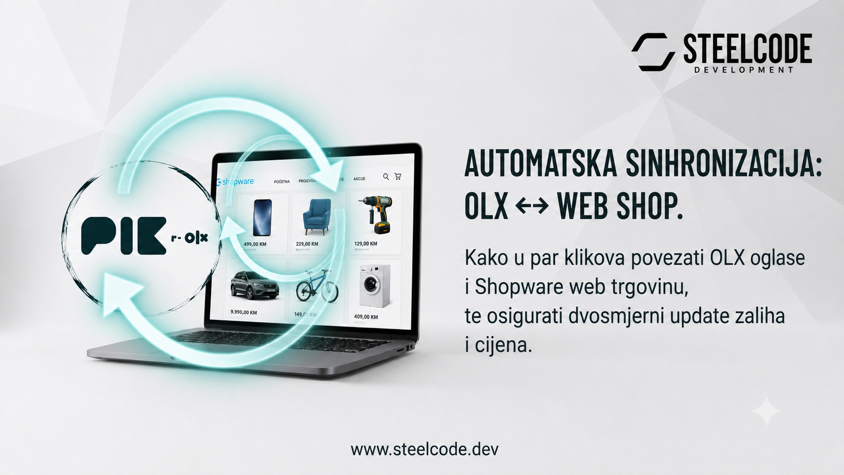 OLX Shopware integracija: automatizujte proizvode, cijene i zalihe